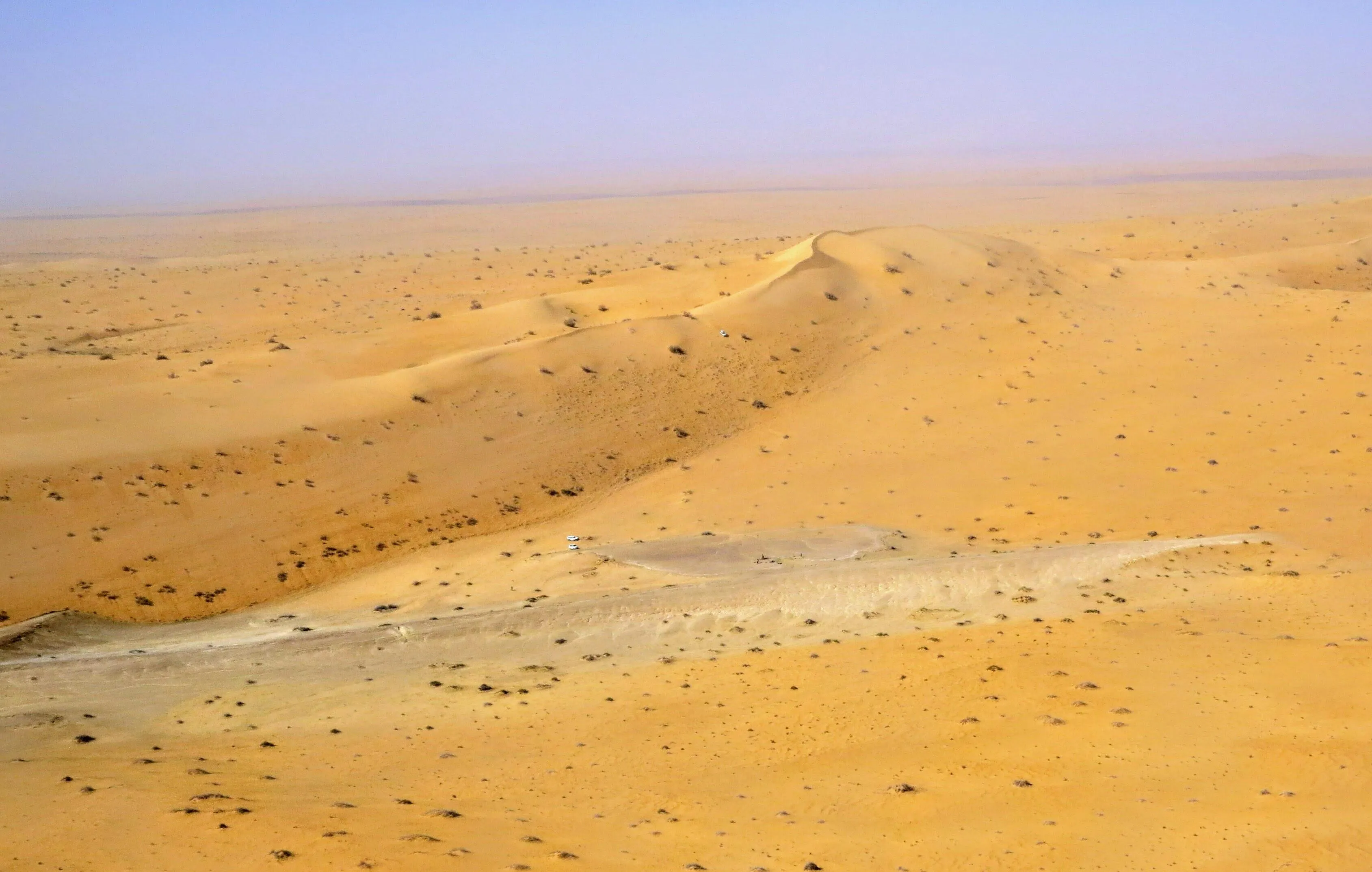 View of the Kam 4 site from the air.