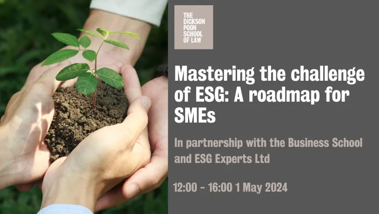 Mastering the challenge of ESG a roadmap for SMEs on 1 May 2024 at 12:00