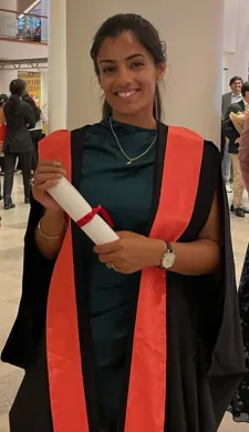 Milan Singh, recipient of JELF Medal