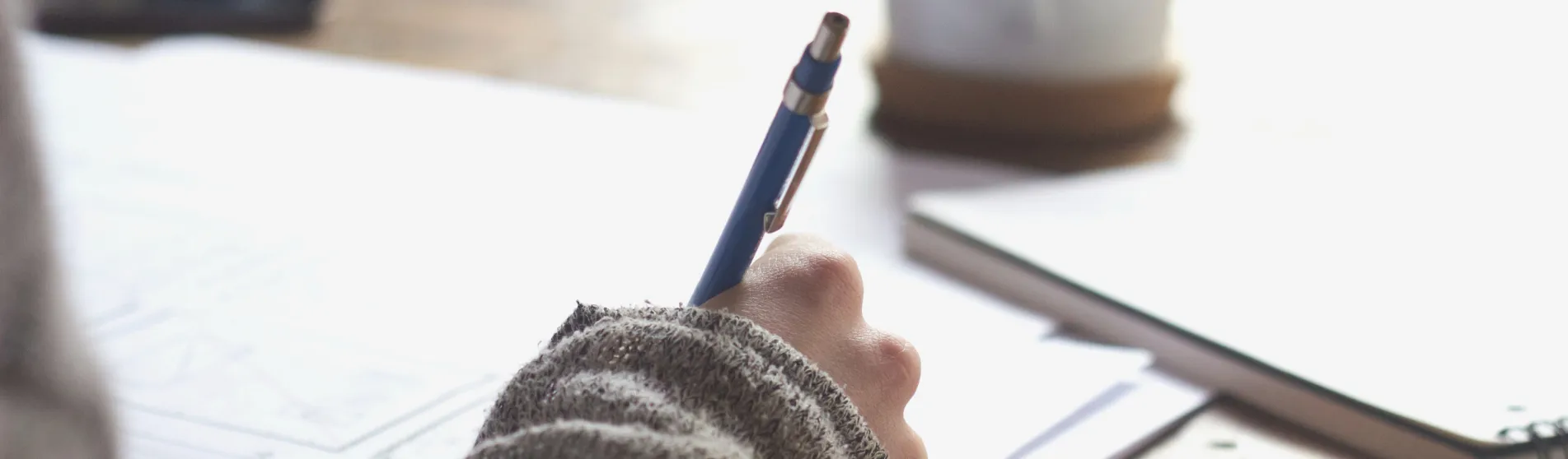 Student writing