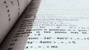Equations in book