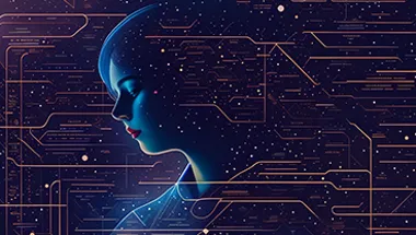 An AI-generated image of a woman