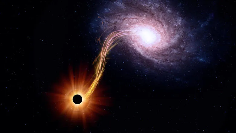 Black hole graphic