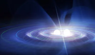 Gravitational waves graphic
