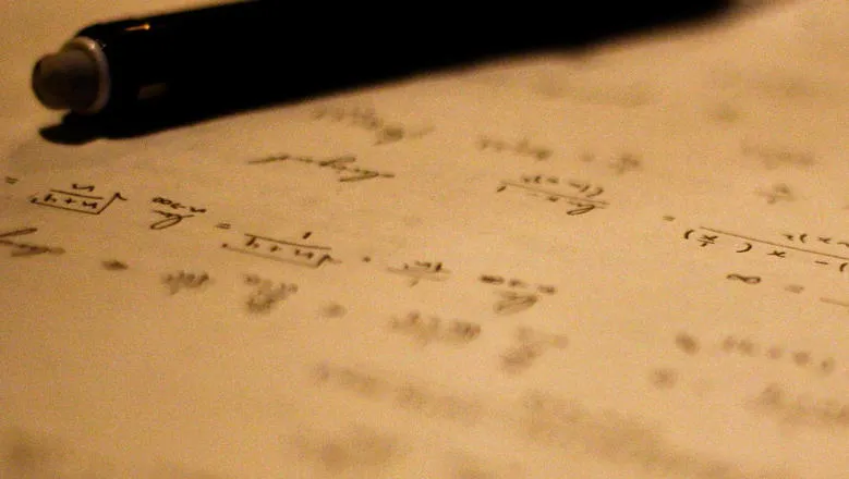 Handwritten equations