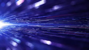 Numbers and purple lines