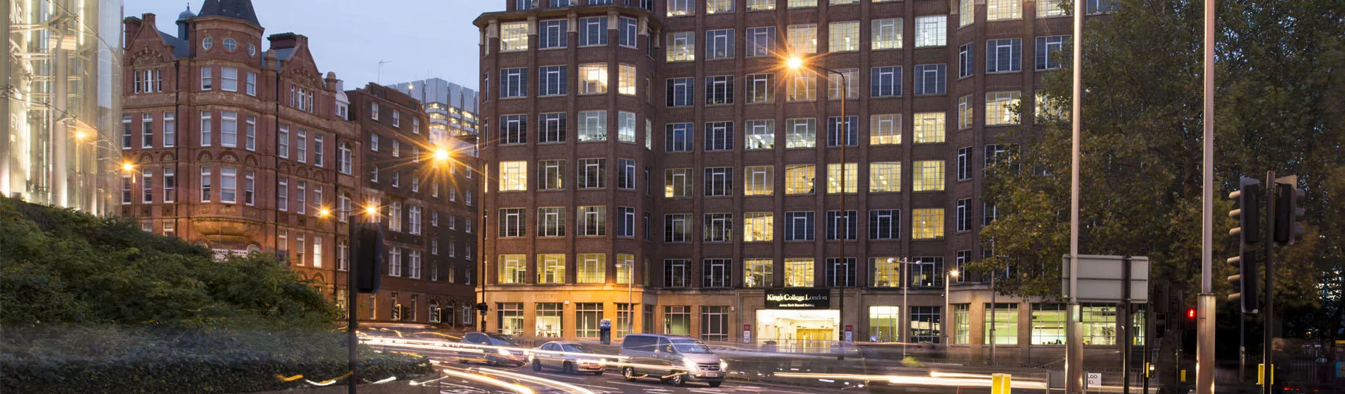 James Clerk Maxwell Building at night