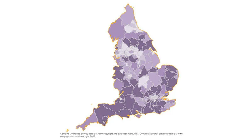 Atlas of palliative care in England