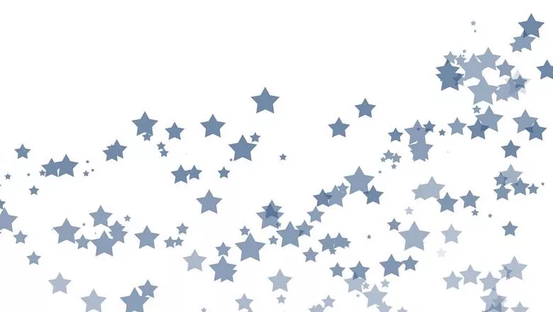 Lots of blue stars