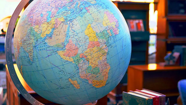 Model of a globe