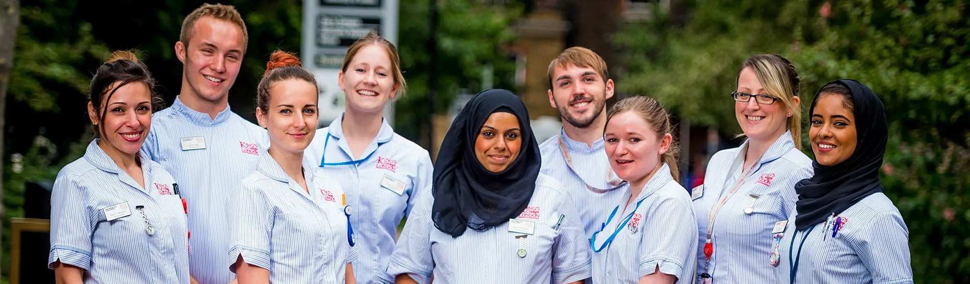 A group of student nurses.