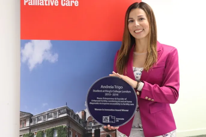 Andreia Trigo receives purple plaque