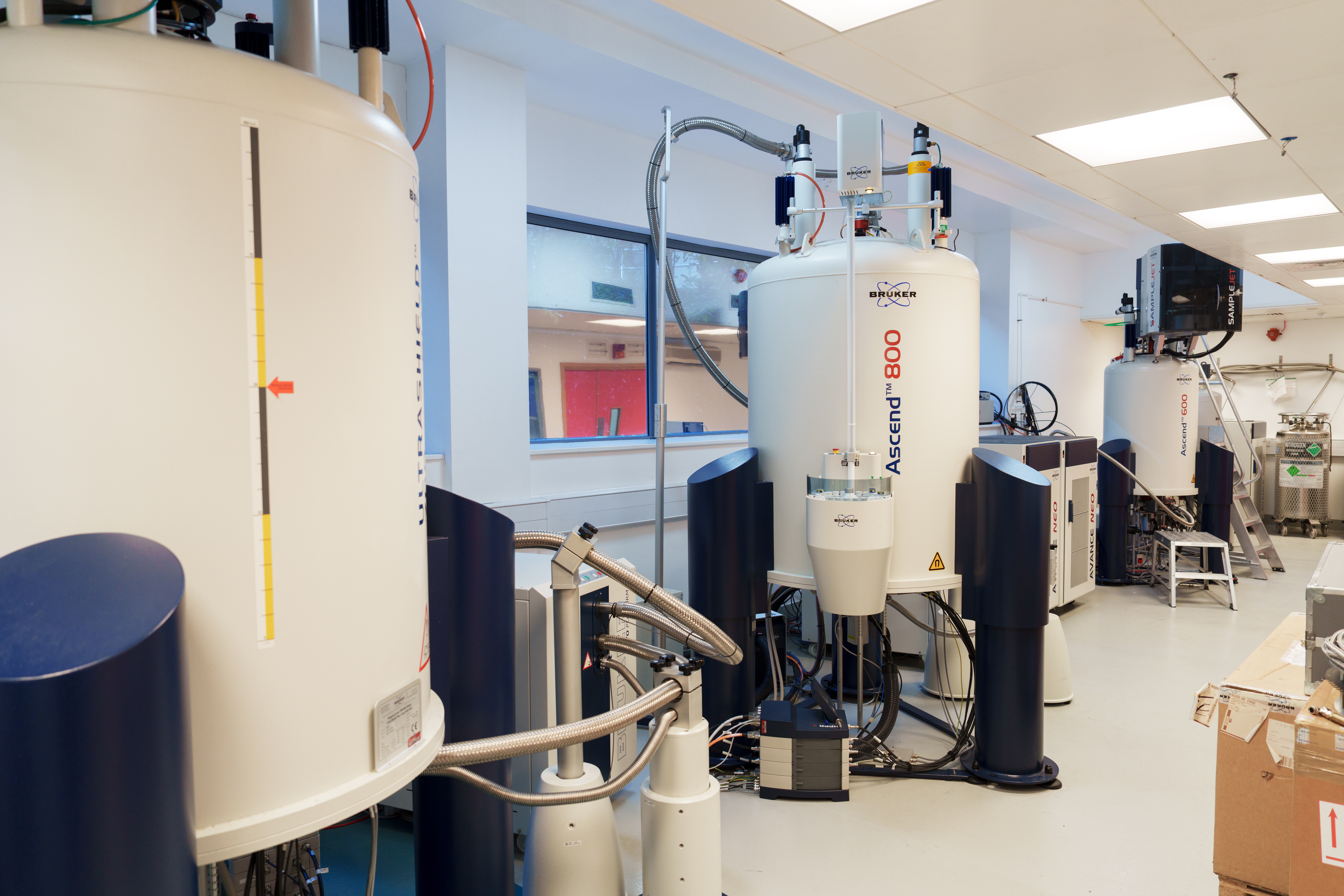 Three Bruker equipment at the NMR facility