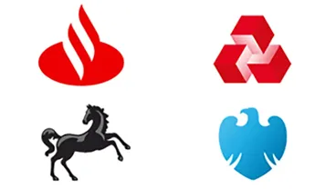 UK bank logos