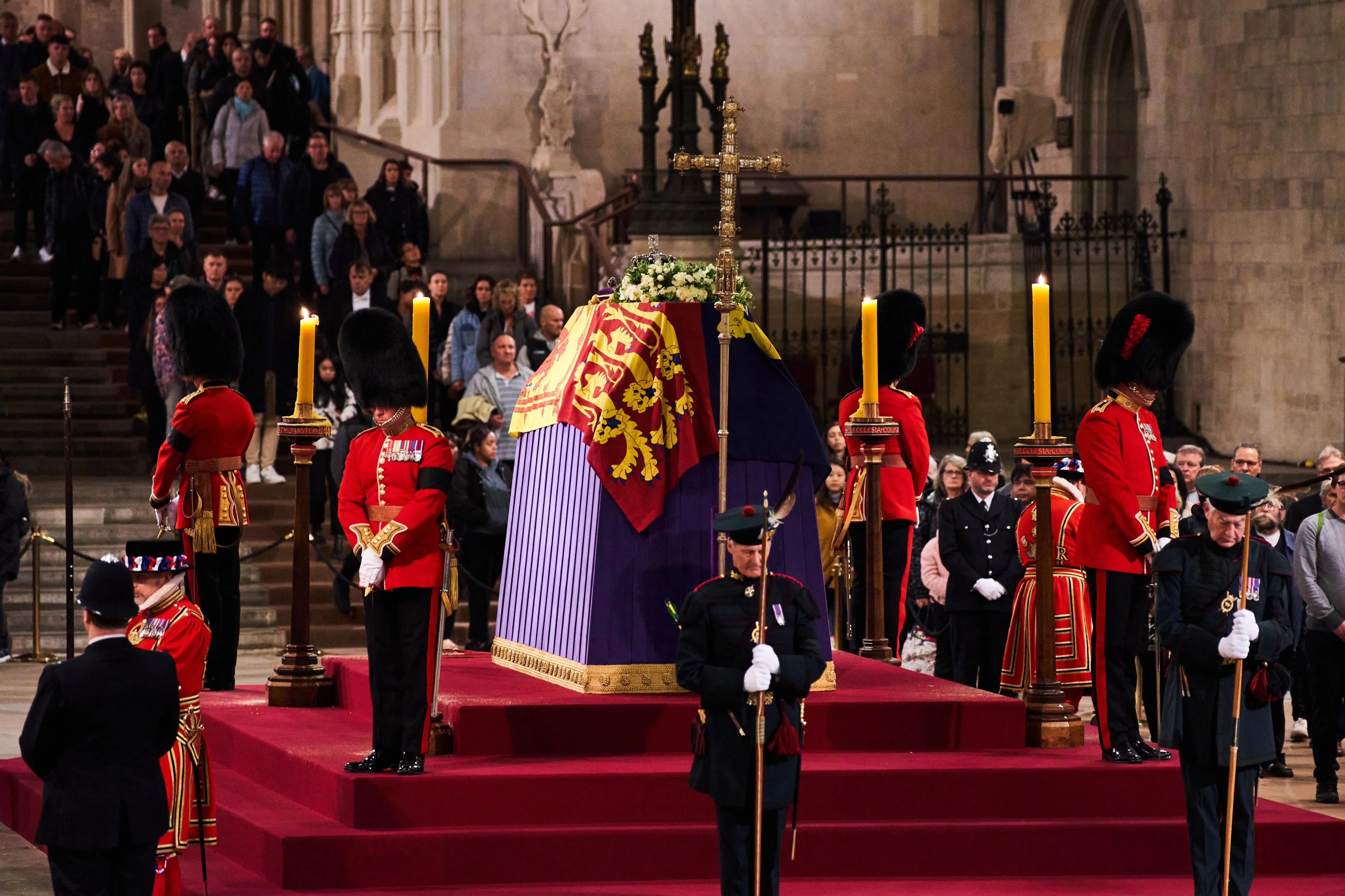 Queen Elizabeth II Lying In State Westminster Hall