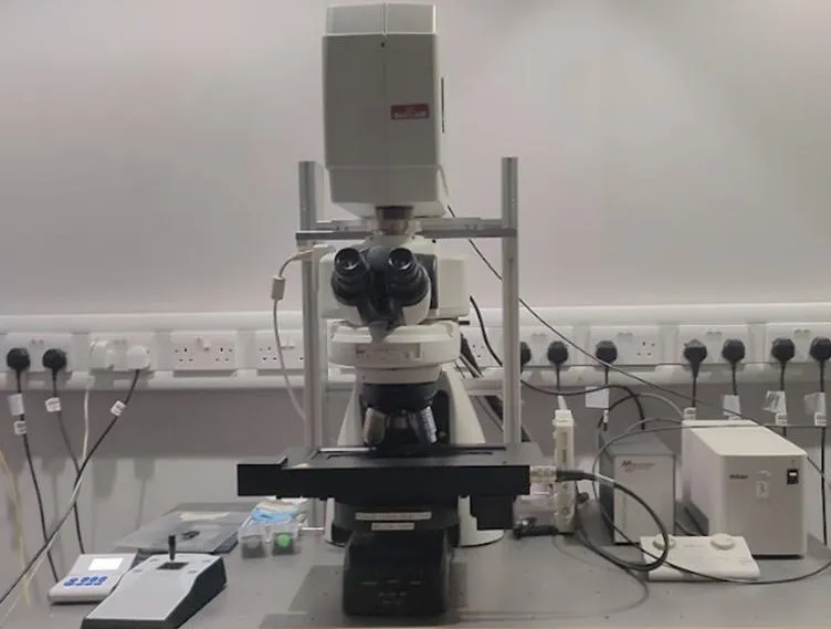 NIC-Equipment-A1 upright confocal (with marzhauser multi slide stage for slide scanning)