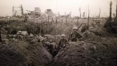 First world war trench