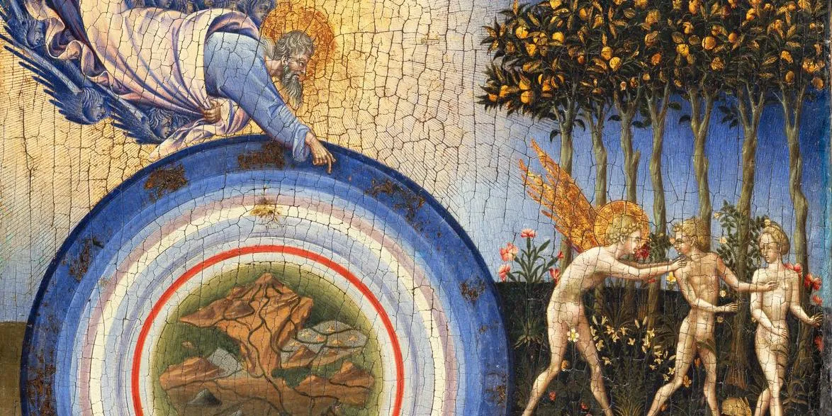 Giovanni di Paolo. The Creation of the World and the Expulsion from Paradise (1445)