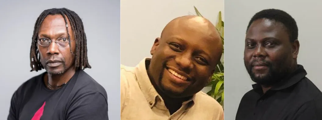 Professor Dixon Chibanda (left), Dr Benedict Weobong (middle), Dr Moses Kumwenda (right)