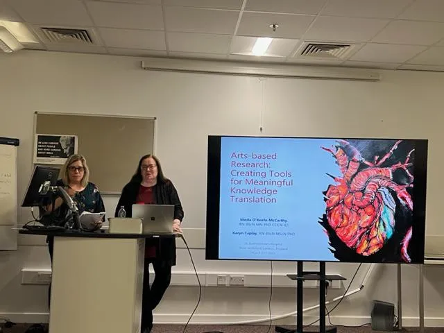 Sheila O’Keefe-McCarthy and Karyn Taplay visit to St Bartholomew’s Hospital