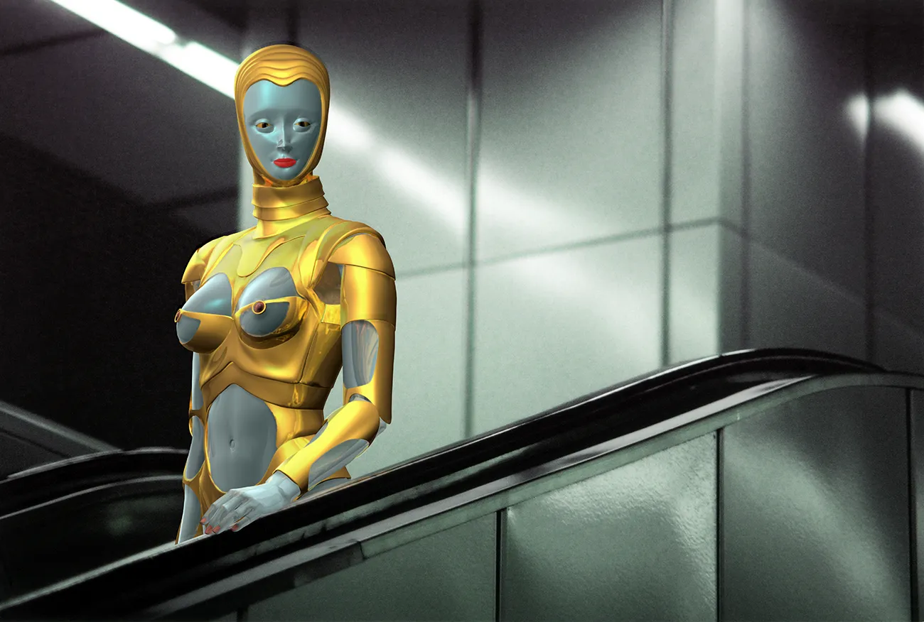 "E" the Virtual Supermodel: E as Thierry Mugler’s Sexy Robot
