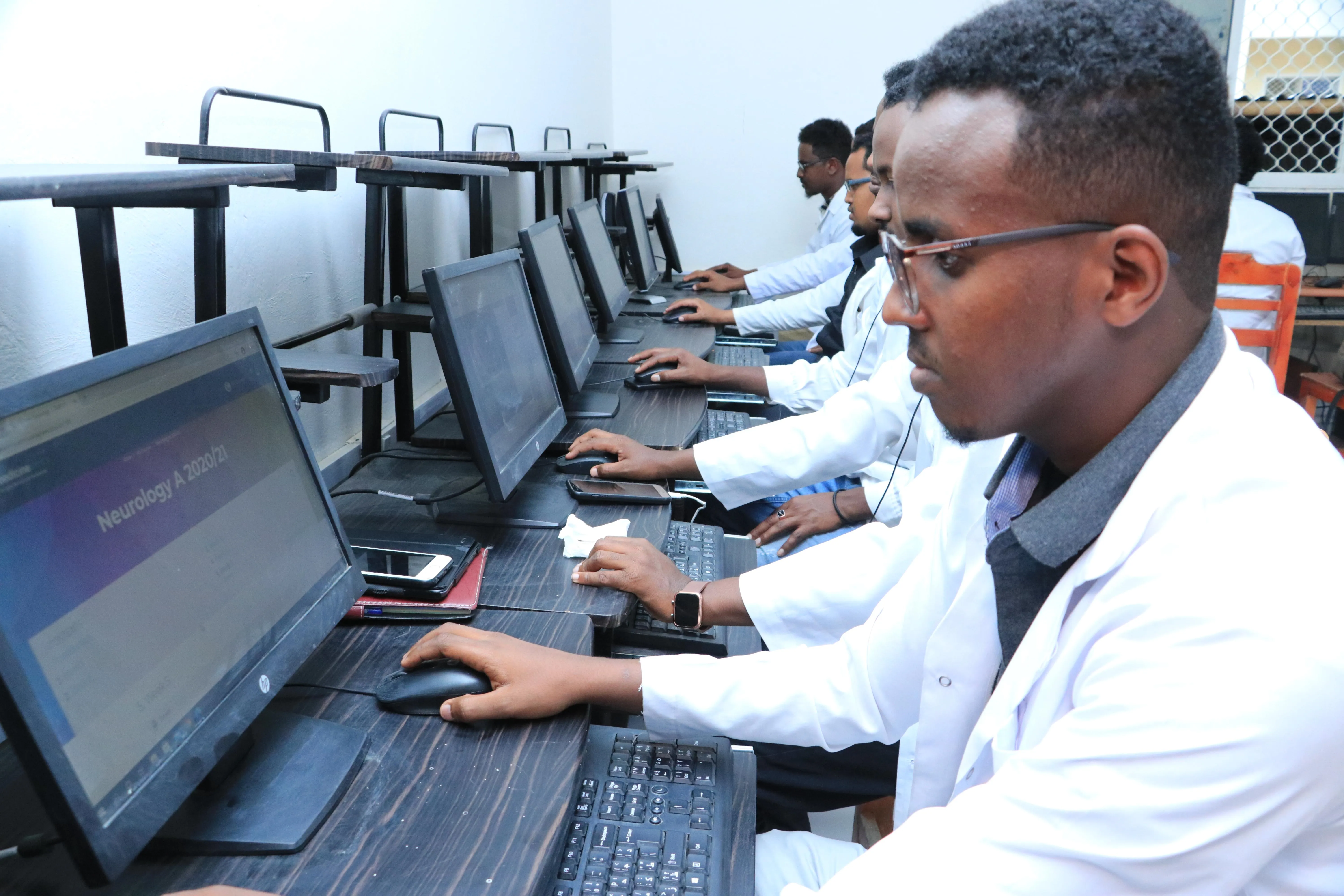 Medical students online learning Somaliland