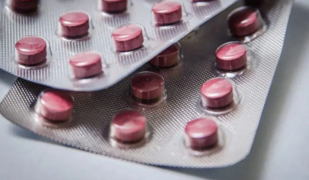 A sheet of pills in medicine pack