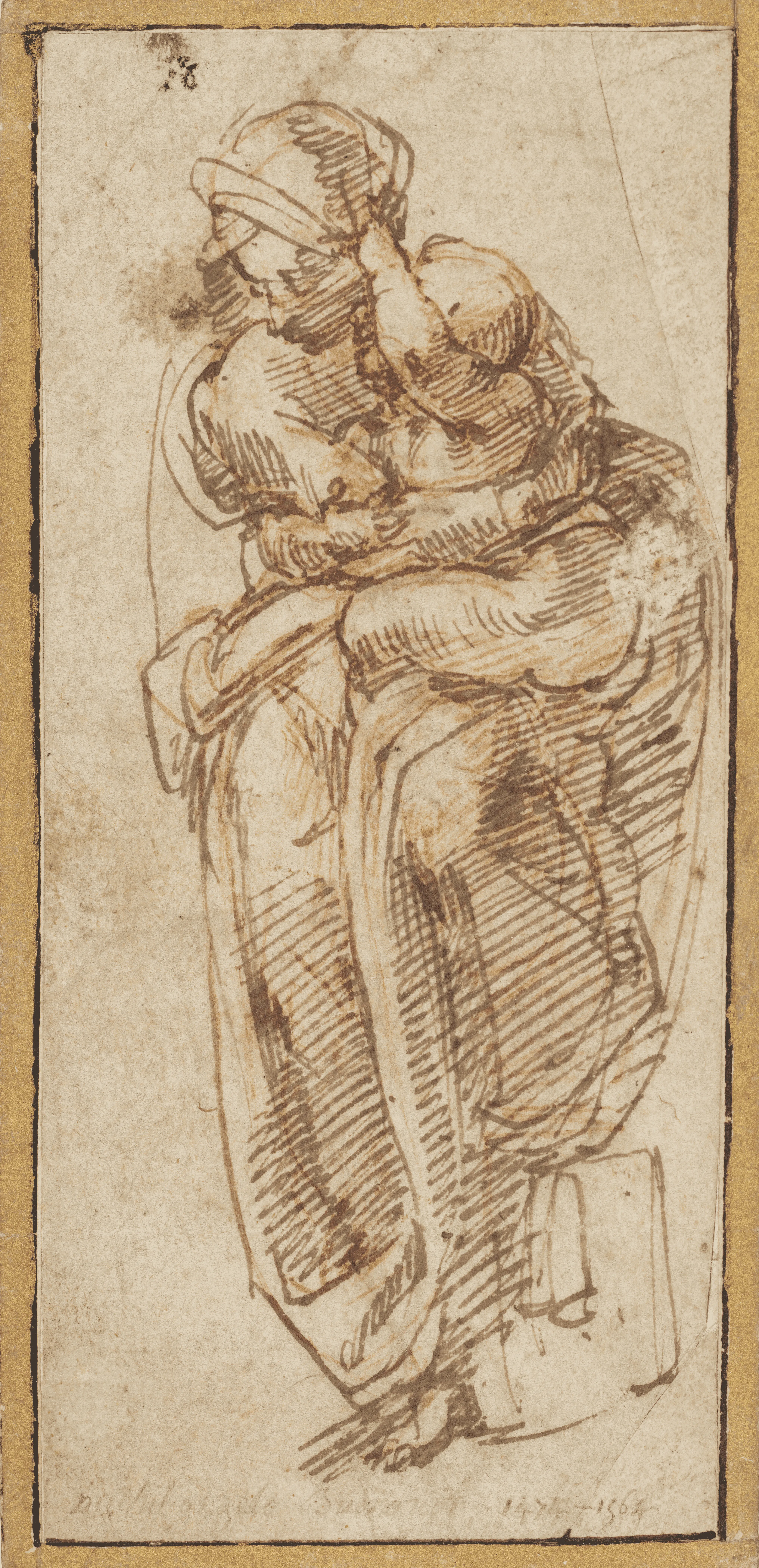 Virgin and Child Forgery (?) in the manner of Michelangelo Buonarroti (1475–1564)