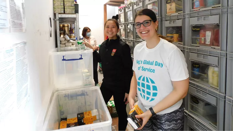 volunteering euston foodbank GDOS 2022