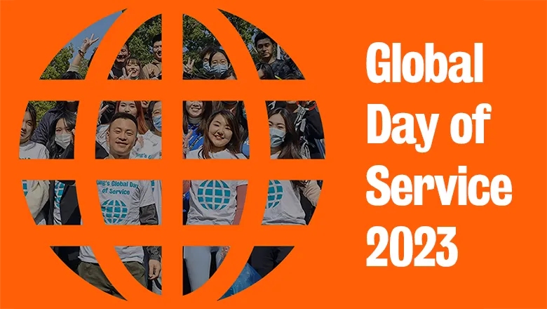 780 x 440 GDoS 2023 asset with text: Global Day of Service 2023