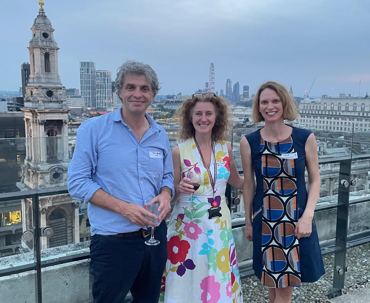 Jon Bridle, Co-Director of the CEE (left), Professor Abigail Tucker (centre) and Professor Jane Catford (right)