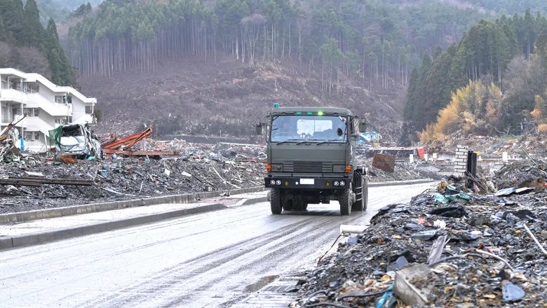 Earthquake disaster rescue operation