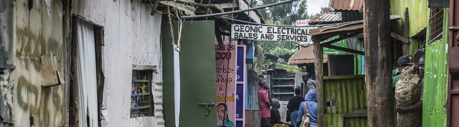 Kibera slum, Nairobi, Kenya © Ninara