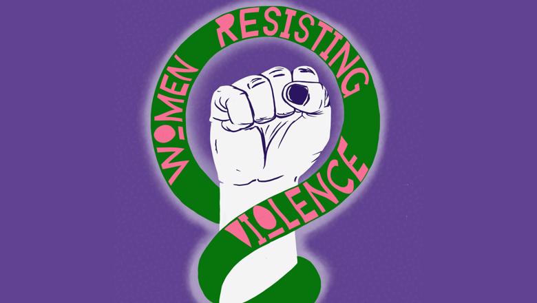 Women Resisting Violence podcast logo