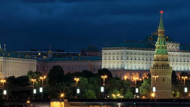 Moscow at night