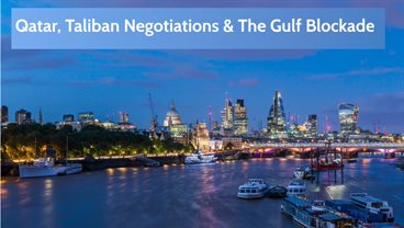 Qatar, Taliban Negotiations and the Gulf Blockade