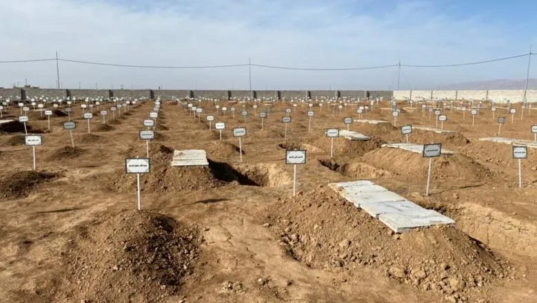 Yazidi burial site, Iraq. Photo Credit: Nadia Murad