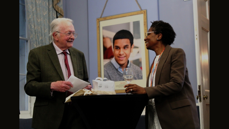 Jack Spence with 'Funmi Olonisakin