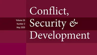 Conflict, Security and Development Journal cover