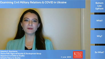 Examining Civil Military Relations & Covid in Ukraine