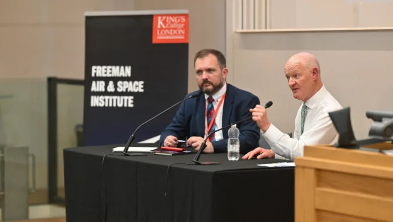 FASI Co-Director, Dr David Jordan with the Rt Hon Lord Willetts. 