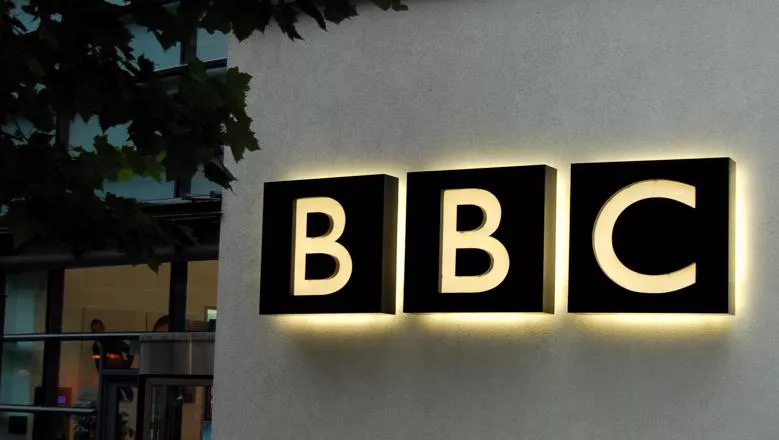 BBC sign on building 