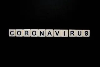 Coronavirus letter tiles