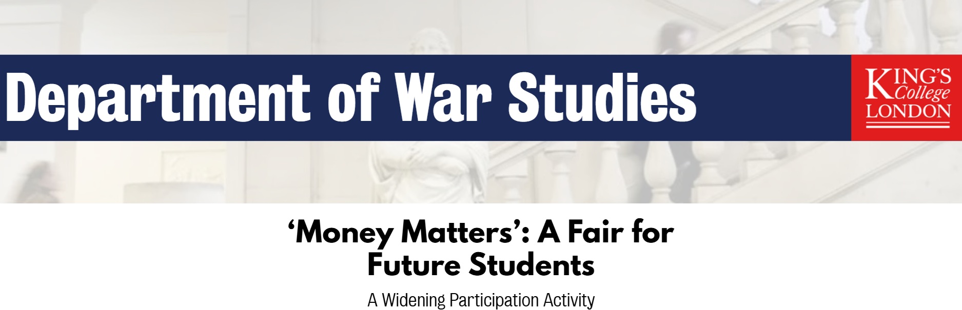 Money Matters Event flyer