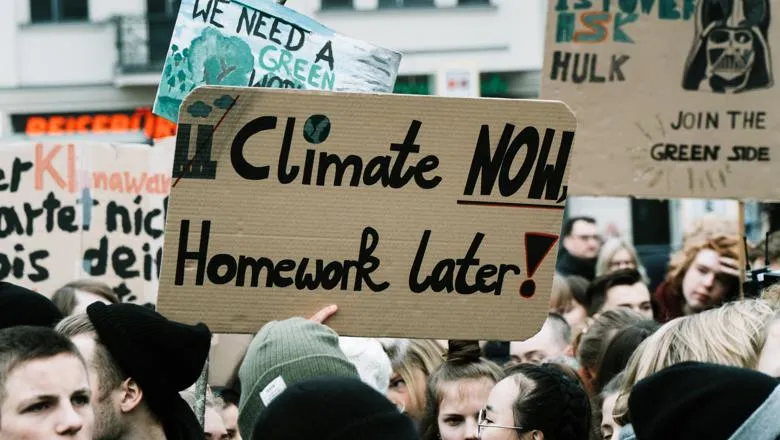 climate change protest