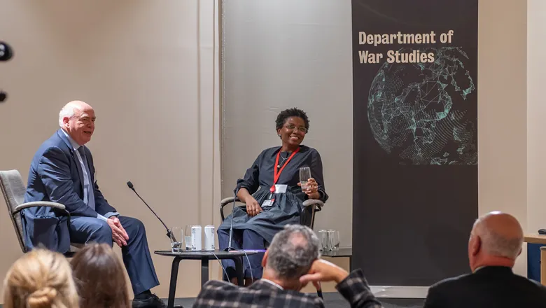 Professor 'Funmi Olonisakin and Professor Sir Lawrence Freedman