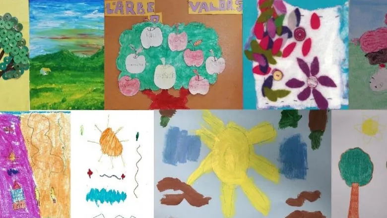 Images representing nature and mental health made by participants in the Soothe Programme (from Fintan Sheerin's presentation given at HSCWRU)