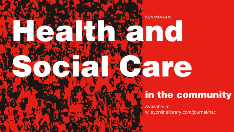 Cover of Health and Social Care in the Community