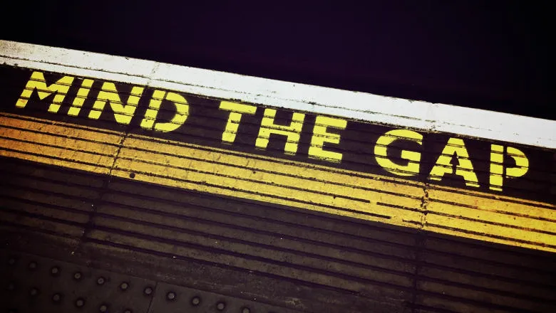 London Underground sign on a station platform