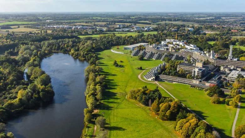 University of East Anglia from the air